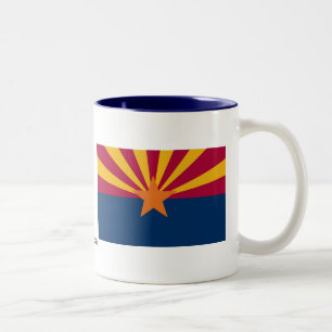 Taza Bicolor Bandera del estado de Arizona