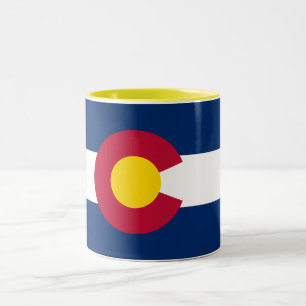 Taza Bicolor Bandera del estado de Colorado