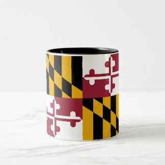 Taza Bicolor Bandera del Estado de Maryland