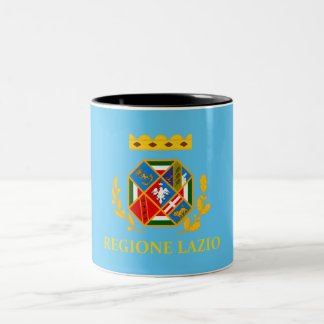 Taza Bicolor Bandera del Lacio (Italia)