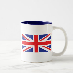 Taza Bicolor Bandera del Reino Unido