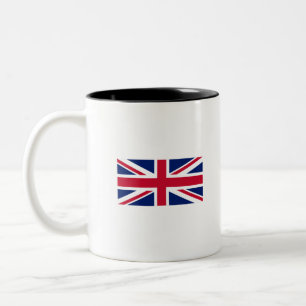 Taza Bicolor Bandera del Reino Unido-Reino Unido-Inglaterra-Uni