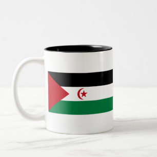 Taza Bicolor Bandera del Sahara Occidental