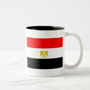 Taza Bicolor bandera egipcia