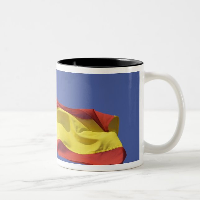 Taza Bicolor bandera española RF) (Derecha)