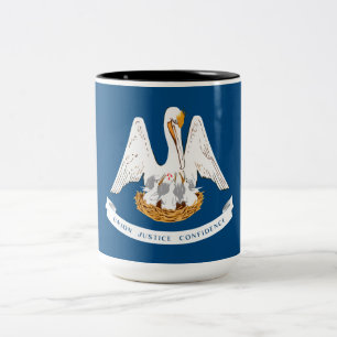 Taza Bicolor Bandera Estatal de Luisiana