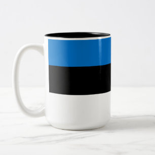 Taza Bicolor Bandera estonia