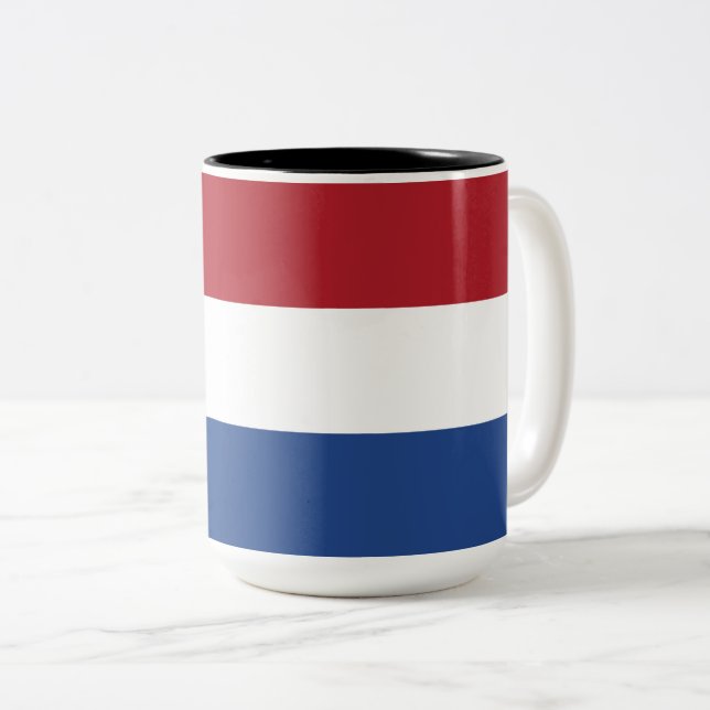 Taza Bicolor Bandera holandesa (Anverso derecho)