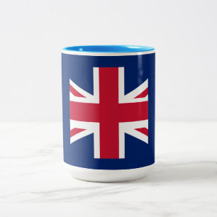 Taza Bicolor Bandera inglesa patriótica