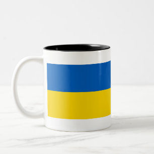 Taza Bicolor Bandera nacional de Ucrania/к р а ї н а