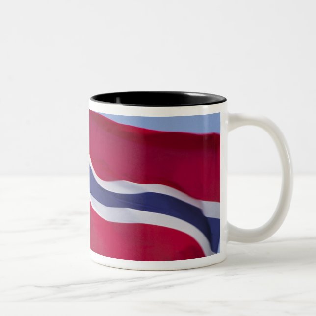 Taza Bicolor Bandera noruega RF) (Derecha)