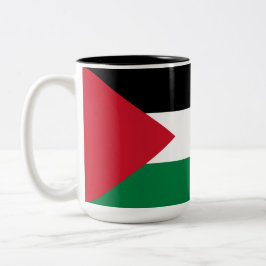 Taza Bicolor Bandera palestina (Palestina)