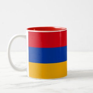 Taza Bicolor Bandera patriótica armenia
