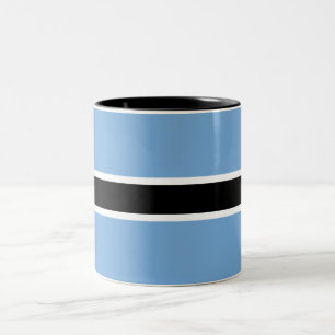 Taza Bicolor Bandera patriótica de Botsuana