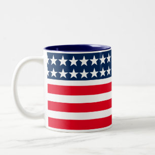 Taza Bicolor Bandera Patriótica Mug