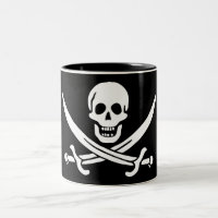 Bandera Pirata Calavera Espadas Cruzadas
