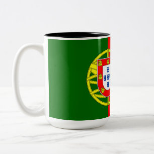 Taza Bicolor Bandera portuguesa (Portugal)