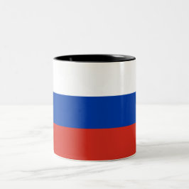 Taza Bicolor Bandera rusa (Rusia)