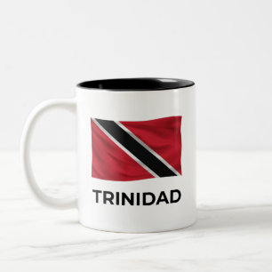 Taza Bicolor Bandera Simple de Trinidad Orgullo Diario
