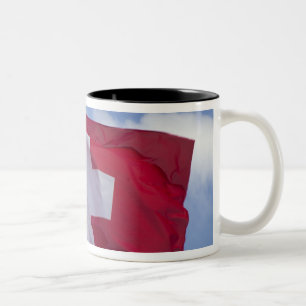 Taza Bicolor Bandera suiza RF)