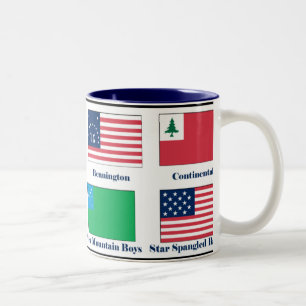 Taza Bicolor Banderas de la libertad