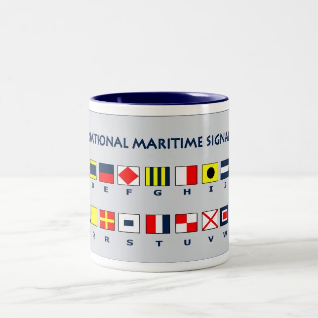 Taza Bicolor Banderas marítimas (Centro)
