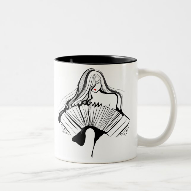 Taza Bicolor Bandoneon sensual (Derecha)