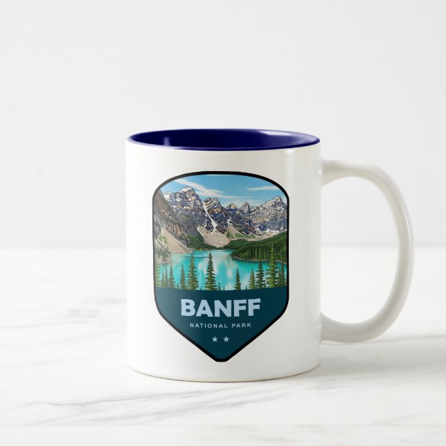 Taza Bicolor Banff National Park Shield (Derecha)