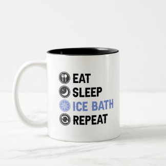 Taza Bicolor Baño de hielo de sueño Wim Hof Iceman Ducha Fría