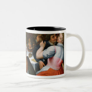Taza Bicolor Banquete campesino, 1566