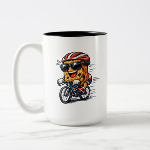 Taza Bicolor Bar de desayunos ciclista