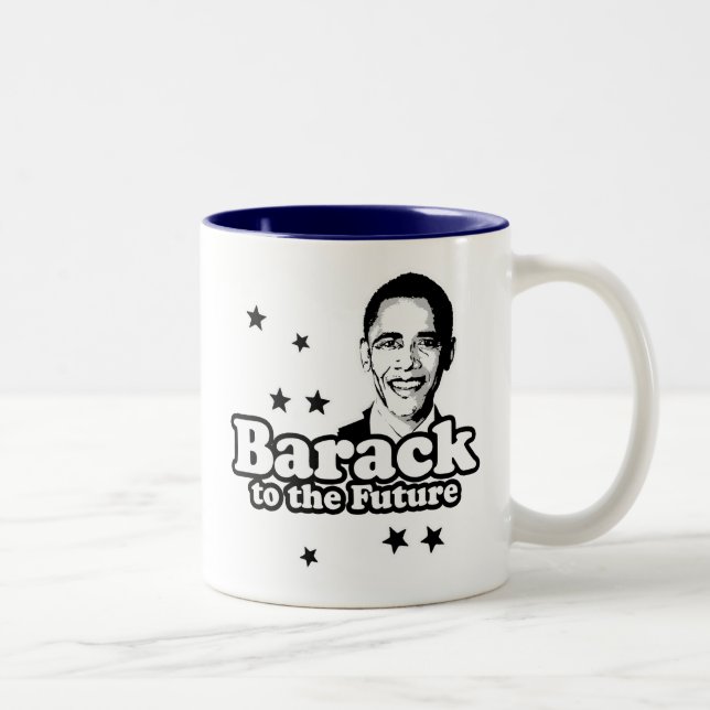 Taza Bicolor Barack a la camiseta futura (Derecha)