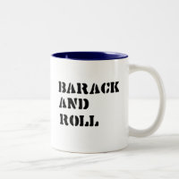 Barack y camiseta del rollo