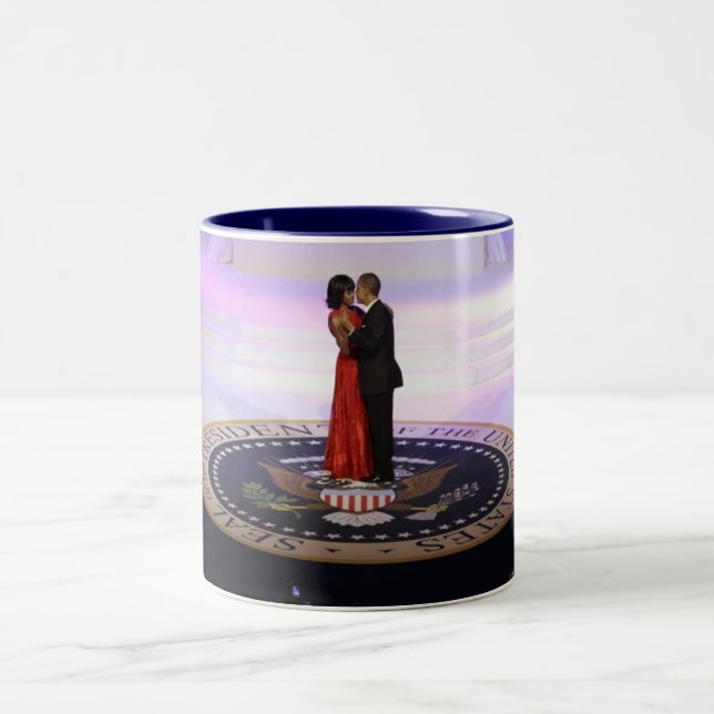 Taza Bicolor Barack y Michelle Obama (Centro)
