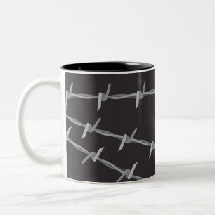 Taza Bicolor Barb Wire Guay