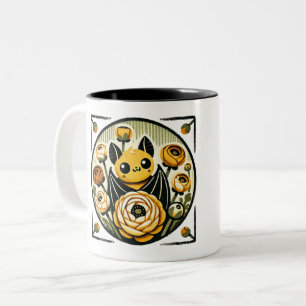 Taza Bicolor Barba de flores