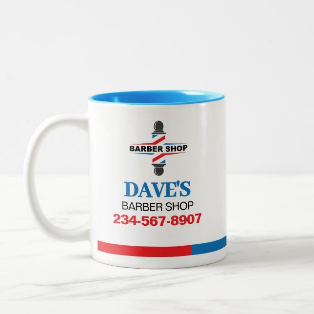 Taza Bicolor Barbería (Izquierda)