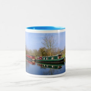 Taza Bicolor Barcos Canal