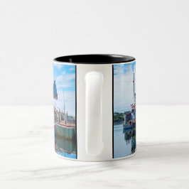 Taza Bicolor Barcos de la costa este