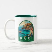 Bari Italia Viaje de arte Vintage