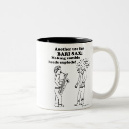 Taza Bicolor Bari Sax Zombie Explode
