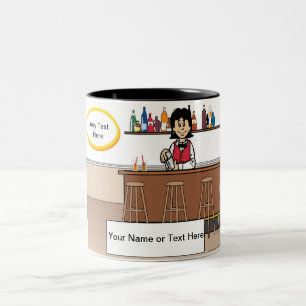 Taza Bicolor Barman personalizado - Personalizado femenina