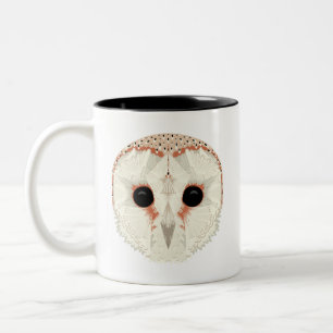Taza Bicolor Barn Owl Mug