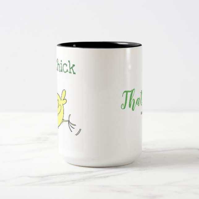 Taza Bicolor ¡BarnChick soy yo! Café mug (Centro)