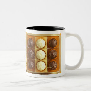 Taza Bicolor barquillo de trufas
