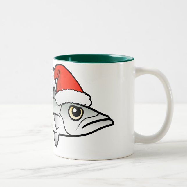 Taza Bicolor Barracuda Santa del navidad (Derecha)