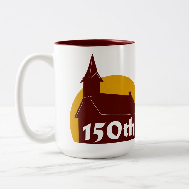 Taza Bicolor Barrett's Chapel 150th Anniversary Coffee Mug (Izquierda)