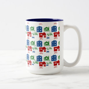 Taza Bicolor barrio de 15 oz