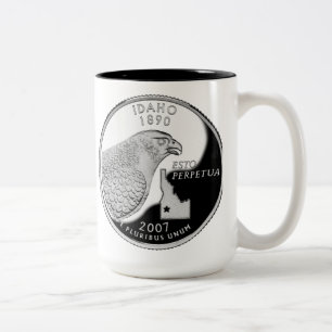 Taza Bicolor Barrio Estatal de Faux Idaho
