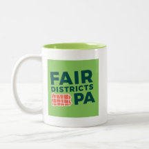 Barrios justos PA Mug w Green Interior